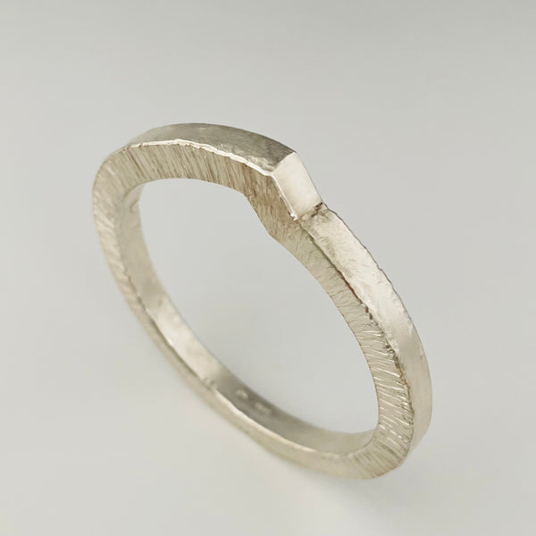Heavy narrow overlap bangles