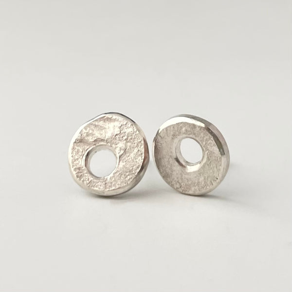 Moon/Eclipse stud earrings