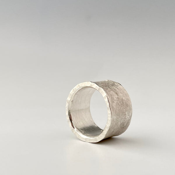 Rock textured ring