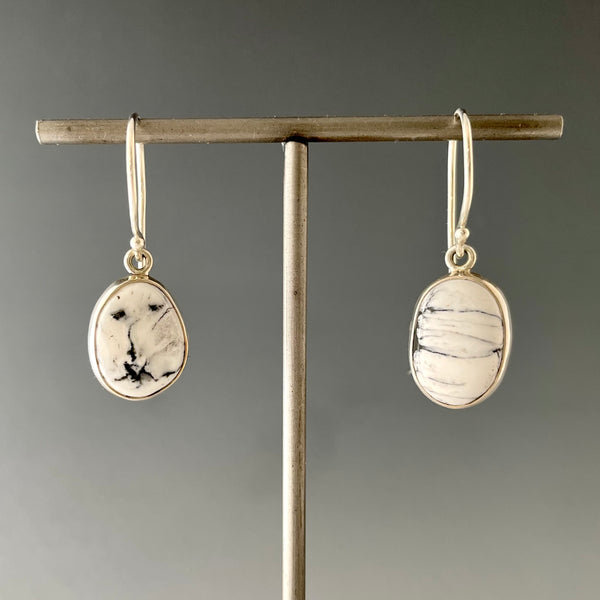 Buffalo Turquoise gemstone earrings