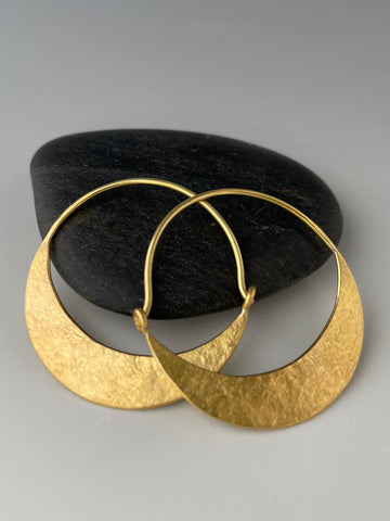 Golden Luna Crescent earrings