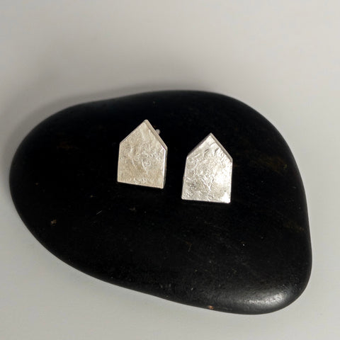 House earrings, signature texture