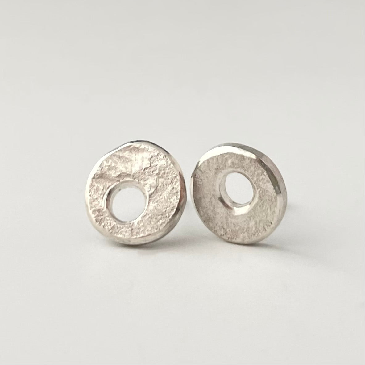 Moon/Eclipse stud earrings